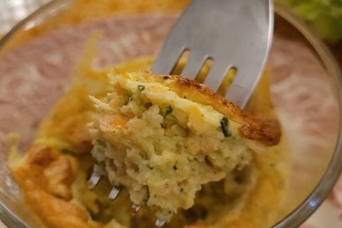 Cliquez pour zoomer ! Soufflé de courgettes au saumon fumé Thermomix par cflo68🐞