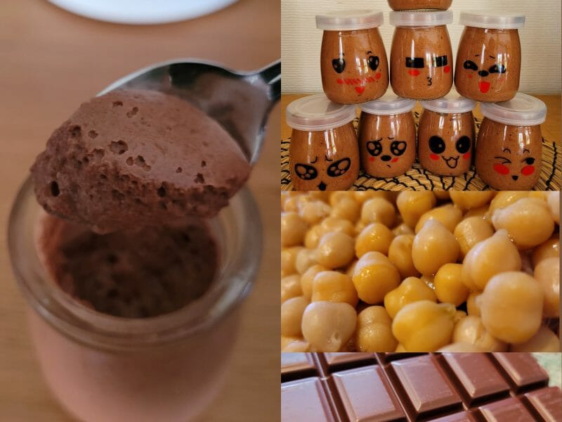 Cliquez pour zoomer ! Mousse au chocolat au jus de pois chiche Thermomix par cflo68🐞