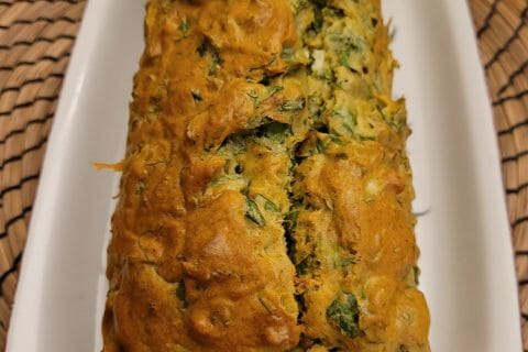 Cliquez pour zoomer ! Cake aux épinards, mozzarella et pesto Thermomix par cflo68🐞