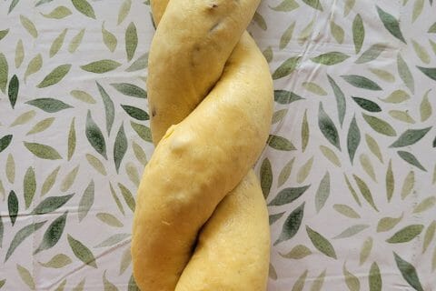 Cliquez pour zoomer ! Cozonac – Brioche roumaine aux noix et chocolat Thermomix par cflo68🐞