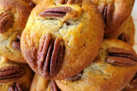 Cliquez pour zoomer ! Banana bread aux noix de pécan Thermomix par cflo68🐞