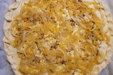 Cliquez pour zoomer ! Tarte au boudin noir et aux pommes Thermomix par cflo68🐞