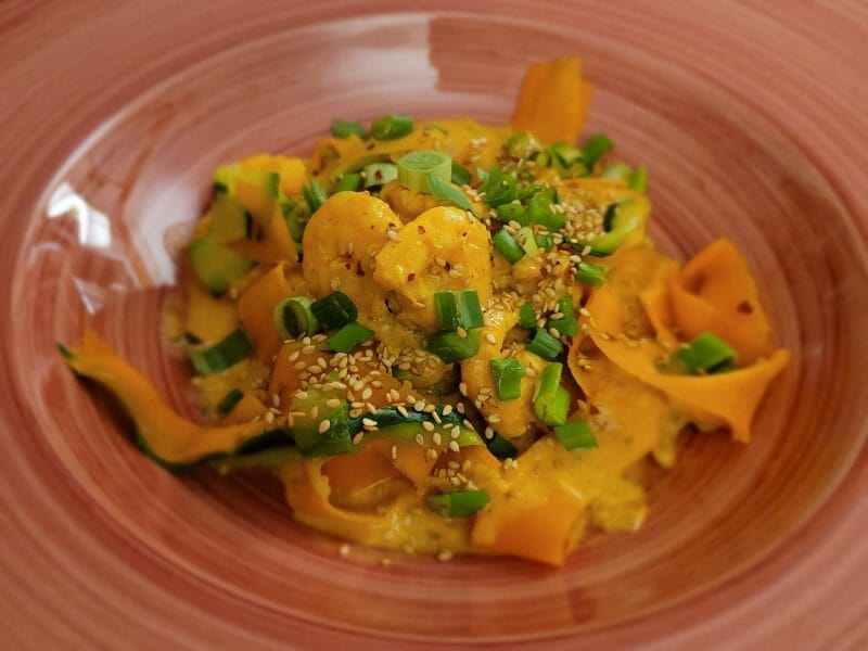 Cliquez pour zoomer ! Curry de crevettes au lait de coco Thermomix par cflo68🐞