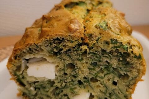 Cliquez pour zoomer ! Cake aux épinards, mozzarella et pesto Thermomix par cflo68🐞