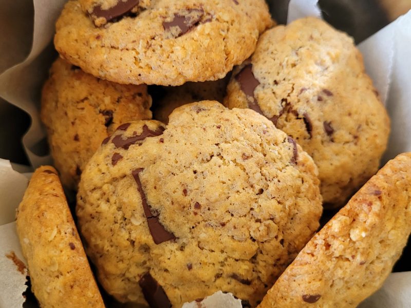 Cliquez pour zoomer ! Cookies au pain rassis et pépites de chocolat Thermomix par cflo68🐞
