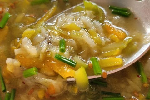 Cliquez pour zoomer ! Soupe de poireaux Ă  la ciboulette Thermomix par cflo68đ