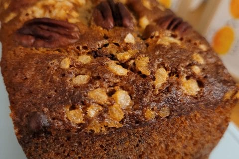 Cliquez pour zoomer ! Banana bread aux noix de pécan Thermomix par cflo68🐞