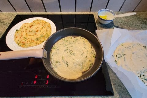 Cliquez pour zoomer ! Cong you bing – galettes à la ciboule Thermomix par cflo68🐞