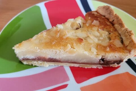 Cliquez pour zoomer ! Tarte aux poires sur lit de chocolat Thermomix par cflo68🐞