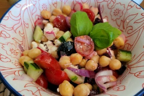 Cliquez pour zoomer ! Salade de pois chiches Thermomix par cflo68🐞