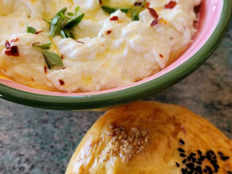 Cliquez pour zoomer ! Crème de feta – Tyrosalata Thermomix par cflo68🐞