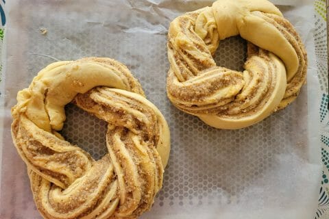 Cliquez pour zoomer ! Brioche tressée aux noisettes Thermomix par cflo68🐞