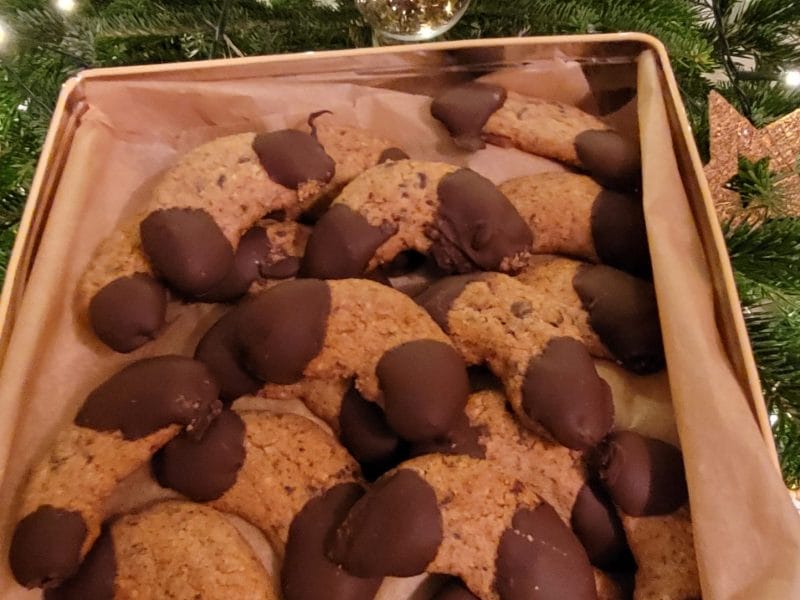 Cliquez pour zoomer ! Croissants noisettes et chocolat Thermomix par cflo68🐞