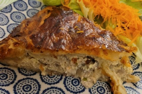 Cliquez pour zoomer ! Tourte au poulet et aux champignons Thermomix par cflo68🐞