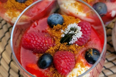 Cliquez pour zoomer ! Tiramisu aux framboises et spéculoos Thermomix par cflo68🐞