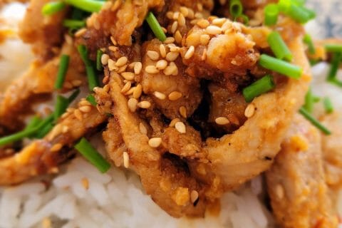 Cliquez pour zoomer ! Dwaeji Bulgogi – Porc épicé à la coréenne Thermomix par cflo68🐞