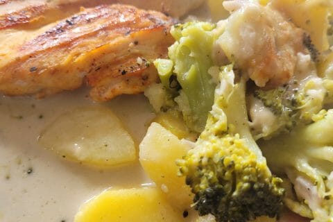 Cliquez pour zoomer ! Gratin de pommes de terre et brocolis Thermomix par cflo68🐞