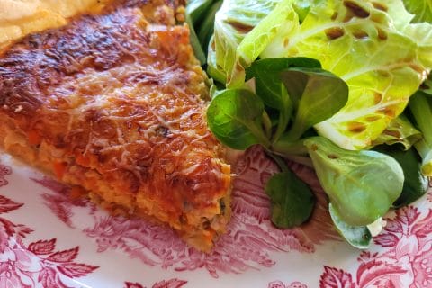 Cliquez pour zoomer ! Quiche fenouil, chèvre et chorizo Thermomix par cflo68🐞