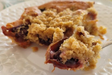 Cliquez pour zoomer ! Crumb cake aux prunes Thermomix par cflo68🐞