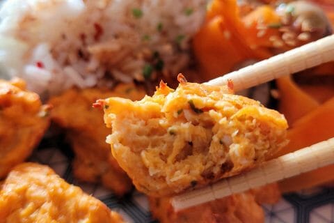 Cliquez pour zoomer ! Boulettes de poulet Thaï Thermomix par cflo68🐞