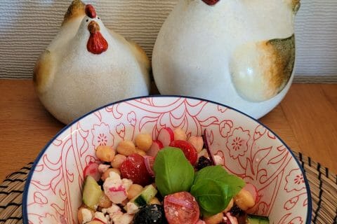 Salade de pois chiches au Thermomix - Cookomix