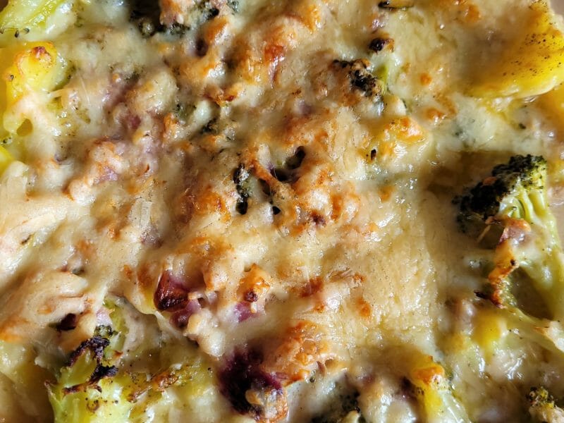 Cliquez pour zoomer ! Gratin de pommes de terre et brocolis Thermomix par cflo68🐞
