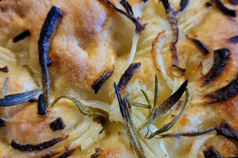 Cliquez pour zoomer ! Focaccia aux oignons Thermomix par cflo68🐞