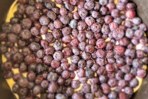 Cliquez pour zoomer ! Crumb cake framboises Thermomix par cflo68🐞