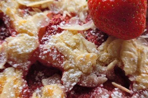 Cliquez pour zoomer ! Gâteau amandes et fruits rouges Thermomix par cflo68🐞