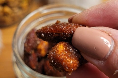 Cliquez pour zoomer ! Amandes grillées à la cannelle et au miel Thermomix par cflo68🐞
