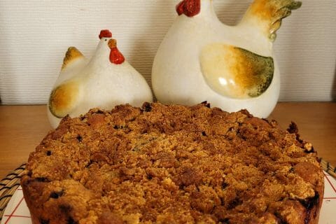 Cliquez pour zoomer ! Crumb cake framboises Thermomix par cflo68🐞