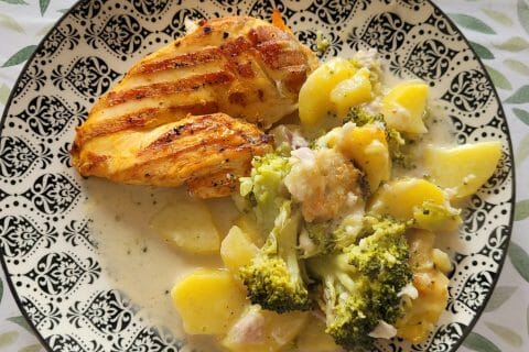 Cliquez pour zoomer ! Gratin de pommes de terre et brocolis Thermomix par cflo68🐞