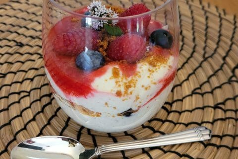 Cliquez pour zoomer ! Tiramisu aux framboises et spéculoos Thermomix par cflo68🐞