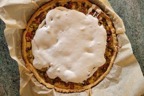Cliquez pour zoomer ! Tarte à la rhubarbe Thermomix par cflo68🐞