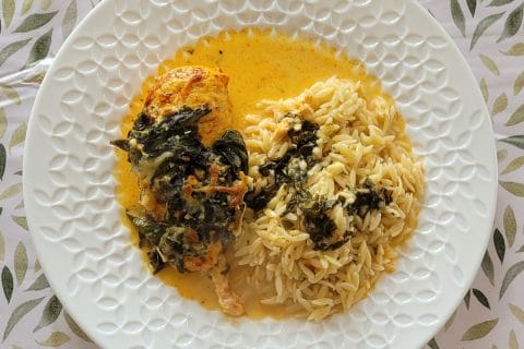 Cliquez pour zoomer ! Poulet sauce crémeuse au citron Thermomix par cflo68🐞