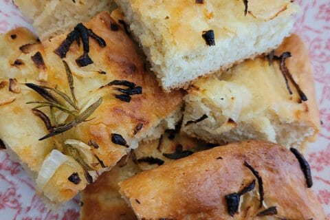 Cliquez pour zoomer ! Focaccia aux oignons Thermomix par cflo68🐞
