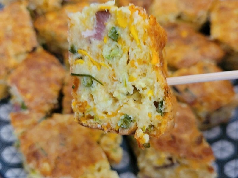 Cliquez pour zoomer ! Zucchini slice – Pain de courgettes australien Thermomix par cflo68🐞