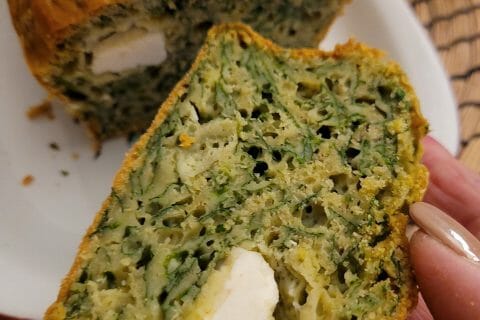 Cliquez pour zoomer ! Cake aux épinards, mozzarella et pesto Thermomix par cflo68🐞