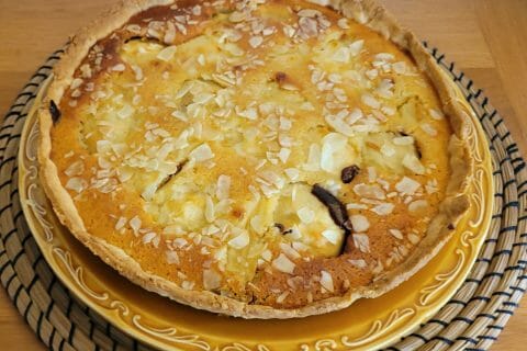Cliquez pour zoomer ! Tarte aux poires sur lit de chocolat Thermomix par cflo68🐞