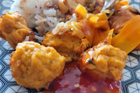 Cliquez pour zoomer ! Boulettes de poulet Thaï Thermomix par cflo68🐞