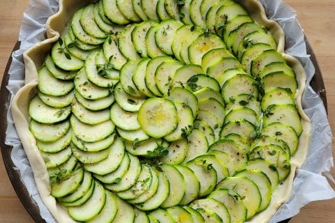 Cliquez pour zoomer ! Tarte courgettes et ricotta Thermomix par cflo68🐞
