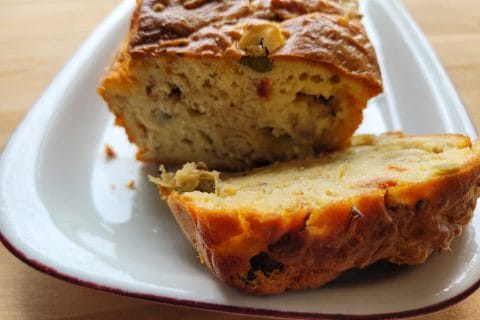 Cliquez pour zoomer ! Cake aux artichauts et tomates confites Thermomix par cflo68🐞