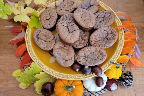 Cliquez pour zoomer ! Fondant à la crème de marron et au chocolat Thermomix par cflo68🐞