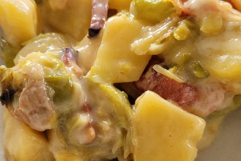 Cliquez pour zoomer ! Gratin de choux de Bruxelles au comté Thermomix par cflo68🐞