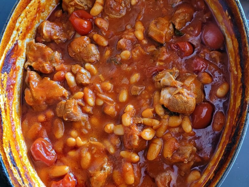 Cliquez pour zoomer ! Tajine de haricots lingots blancs Thermomix par cflo68🐞