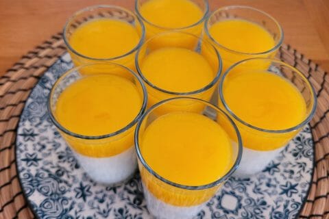 Cliquez pour zoomer ! Panna cotta coco mangue Thermomix par cflo68🐞