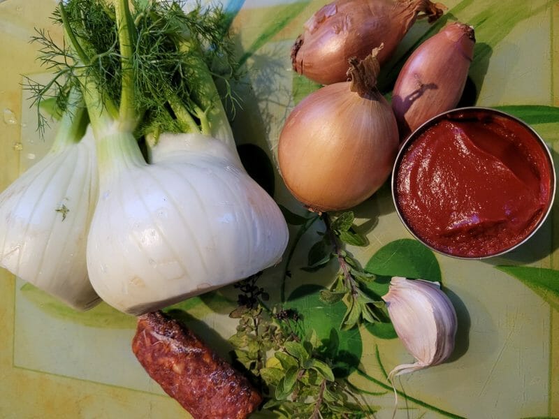 Cliquez pour zoomer ! Fondue de fenouil au chorizo Thermomix par cflo68🐞