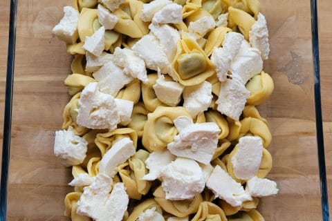 Cliquez pour zoomer ! Gratin de tortellini tomate mozzarella Thermomix par cflo68🐞