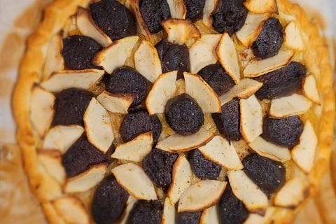 Cliquez pour zoomer ! Tarte au boudin noir et aux pommes Thermomix par cflo68🐞