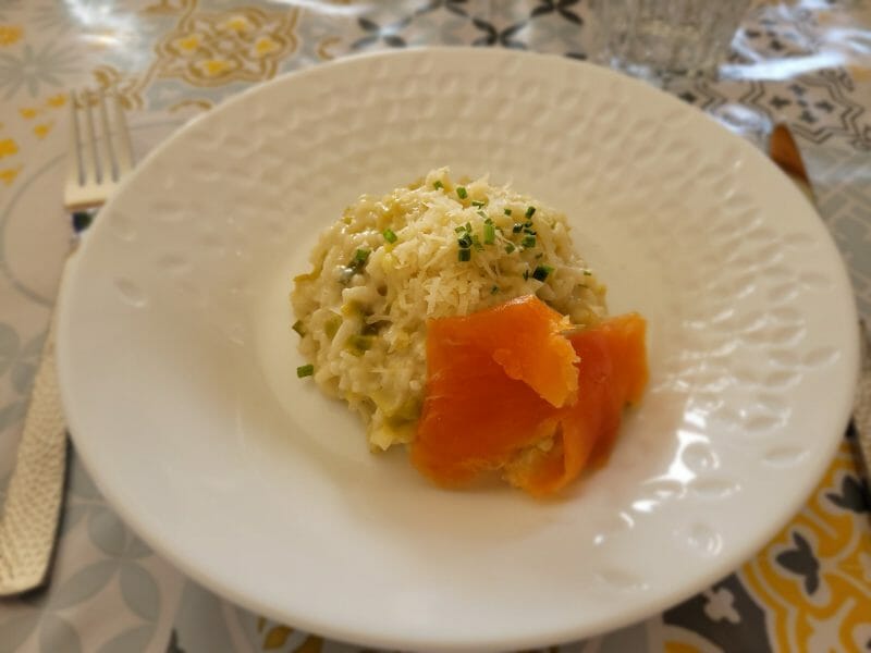 Cliquez pour zoomer ! Risotto poireaux et saumon fumé Thermomix par cflo68🐞